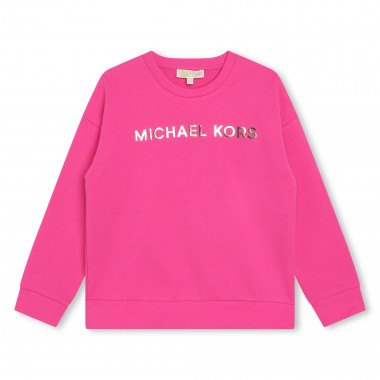 Sweat-shirt molletonné coton MICHAEL KORS pour FILLE