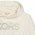 Hooded fleece sweatshirt MICHAEL KORS for GIRL