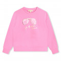 Cotton fleece sweatshirt MICHAEL KORS for GIRL