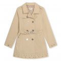 Cotton trench coat MICHAEL KORS for GIRL