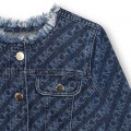 Veste en jean avec logo MICHAEL KORS pour FILLE