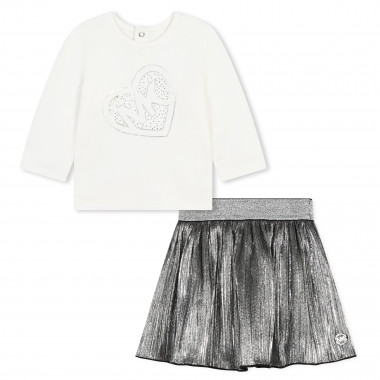 Cotton T-shirt and skirt MICHAEL KORS for GIRL