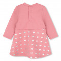 Robe manches longues cloutée MICHAEL KORS pour FILLE