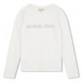 Long-sleeved T-shirt MICHAEL KORS for GIRL