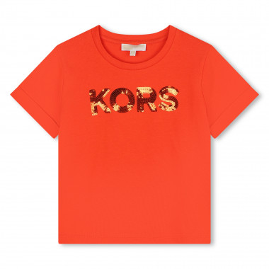 T-shirt manches courtes coton MICHAEL KORS pour FILLE