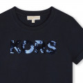 Short-sleeved cotton T-shirt MICHAEL KORS for GIRL