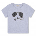 Short-sleeved cotton T-shirt MICHAEL KORS for GIRL