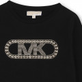 Long-sleeved cotton T-shirt MICHAEL KORS for GIRL