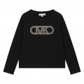 T-shirt maniche lunghe cotone MICHAEL KORS Per BAMBINA