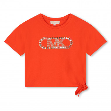 T-shirt clouté base nouée MICHAEL KORS pour FILLE