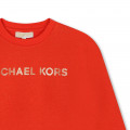 Glittery sweatshirt MICHAEL KORS for GIRL