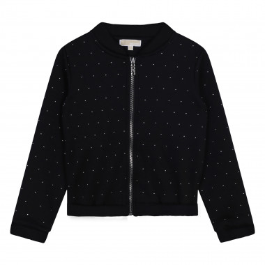 Studded zip-up cardigan MICHAEL KORS for GIRL