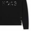 Pull à sequins et oeillets MICHAEL KORS pour FILLE