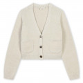 Button-up knitted cardigan MICHAEL KORS for GIRL