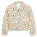 Printed zip-up cardigan MICHAEL KORS for GIRL