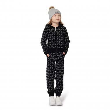 Cardigan zippé à capuche MICHAEL KORS pour FILLE