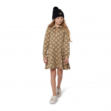 Robe zippée manches longues MICHAEL KORS pour FILLE