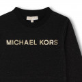 Fleece jurk met lovertjes MICHAEL KORS Voor