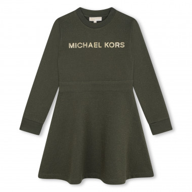 Glittery fleece dress MICHAEL KORS for GIRL