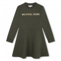 Glittery fleece dress MICHAEL KORS for GIRL