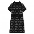 Robe jacquard manches courtes MICHAEL KORS pour FILLE