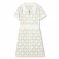 Short-sleeved jacquard dress MICHAEL KORS for GIRL