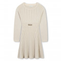 Long-sleeved knitted dress MICHAEL KORS for GIRL