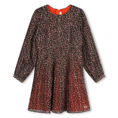 Voile-lined printed dress MICHAEL KORS for GIRL