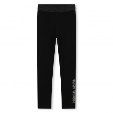 Leggings with glittery logo MICHAEL KORS for GIRL