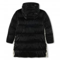 Long hooded puffer jacket MICHAEL KORS for GIRL