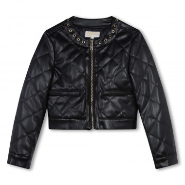 Quilted jacket with eyelets MICHAEL KORS for GIRL