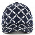 Satin-look patterned cap MICHAEL KORS for GIRL