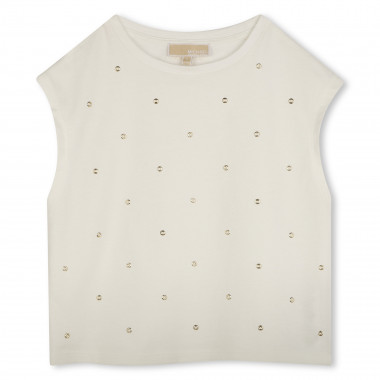 T-shirt de cérémonie en coton MICHAEL KORS pour FILLE