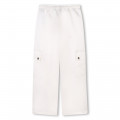 Satin multi-pocket trousers MICHAEL KORS for GIRL