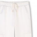 Satin multi-pocket trousers MICHAEL KORS for GIRL