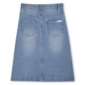 Denim midi skirt MICHAEL KORS for GIRL