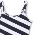 Striped 1-piece bathing suit MICHAEL KORS for GIRL