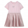 Bi-material formal dress MICHAEL KORS for GIRL