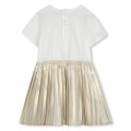 Bi-material formal dress MICHAEL KORS for GIRL