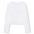 Long-sleeved cotton T-shirt MICHAEL KORS for GIRL