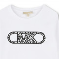 Long-sleeved cotton T-shirt MICHAEL KORS for GIRL