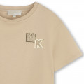 Short-sleeved cotton T-shirt MICHAEL KORS for GIRL