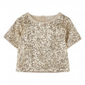 Sequin party blouse MICHAEL KORS for GIRL