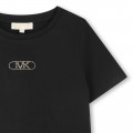 Short-sleeved cotton T-shirt MICHAEL KORS for GIRL