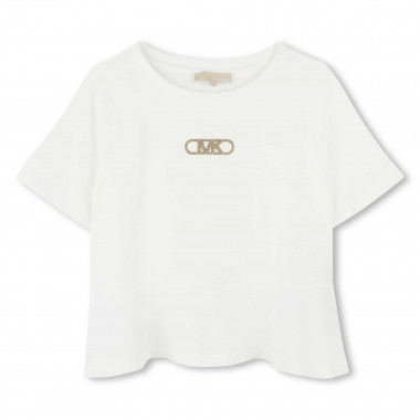T-shirt manches courtes coton MICHAEL KORS pour FILLE