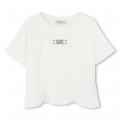 Short-sleeved cotton T-shirt MICHAEL KORS for GIRL