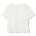 Short-sleeved cotton T-shirt MICHAEL KORS for GIRL