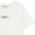 Short-sleeved cotton T-shirt MICHAEL KORS for GIRL