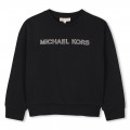 Cotton fleece sweatshirt MICHAEL KORS for GIRL