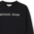 Cotton fleece sweatshirt MICHAEL KORS for GIRL